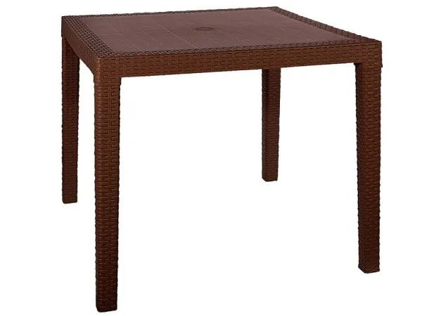 Стол квадратный FIJI Quatro Table Коричневый купить в Ростове-на-Дону