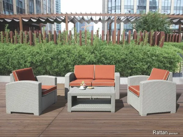 Уличные диваны и кресла коллекции Rattan Premium 4 купить в Ростове-на-Дону
