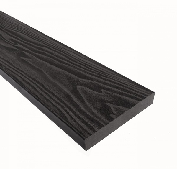 Террасная доска из ДПК Terrapol Смарт 3D Полнотелая без паза Черное дерево купить в Ростове-на-Дону