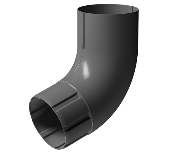 Колено 72° D90 Döcke STAL PREMIUM Графит, (RAL 7024) купить в Ростове-на-Дону