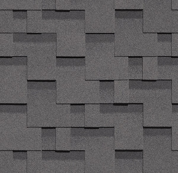 Гибкая черепица Docke, коллекция Тетрис – Серый купить в Ростове-на-Дону