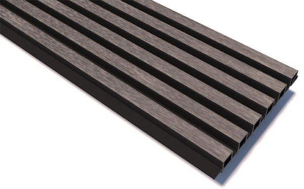 Реечные панели WOODVEX Lines Ultra Smoke gray купить в Ростове-на-Дону