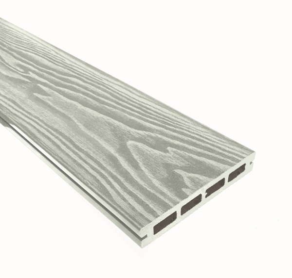 Террасная доска из ДПК Terrapol Смарт 3D Пустотелая с пазом Дуб беленый купить в Ростове-на-Дону