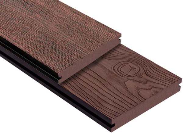 Террасная доска ДПК Outdoor 3D полнотелая STORM/OCEAN BROWN коричневая микс купить в Ростове-на-Дону