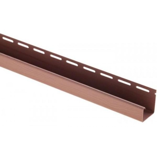 J-профиль Люкс Крашенный, T-15, ВН, Красно-коричневый купить в Ростове-на-Дону