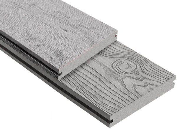 Террасная доска ДПК Outdoor 3D полнотелая STORM/OCEAN GREY серая микс купить в Ростове-на-Дону