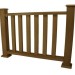 Ограждения из ДПК WOODVEX Кофе купить в Ростове-на-Дону