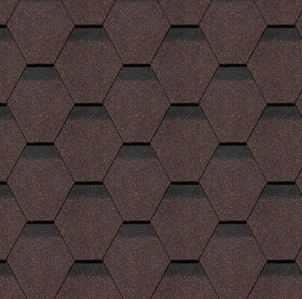 Гибкая черепица Docke, коллекция Шеффилд – Корица купить в Ростове-на-Дону