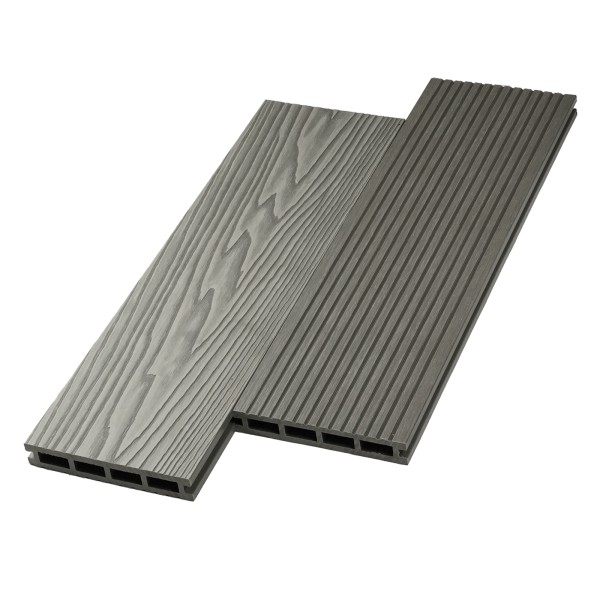 Террасная доска ДПК NanoWood двусторонняя New 3D тиснение + вельвет Серый купить в Ростове-на-Дону Террасная доска ДПК NanoWood двусторонняя New 3D тиснение + вельвет Серый купить в Ростове-на-Дону