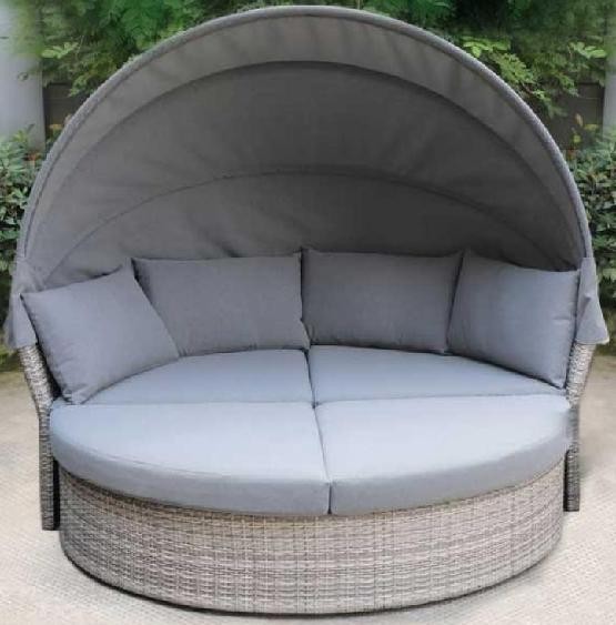 Диван-Трансформер AFINA плетеный из иск. ротанга AFM-325G Grey купить в Ростове-на-Дону