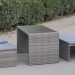 Диван-Трансформер AFINA плетеный из иск. ротанга S330G-W78 Grey купить в Ростове-на-Дону