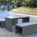 Диван-Трансформер AFINA плетеный из иск. ротанга S330G-W78 Grey купить в Ростове-на-Дону