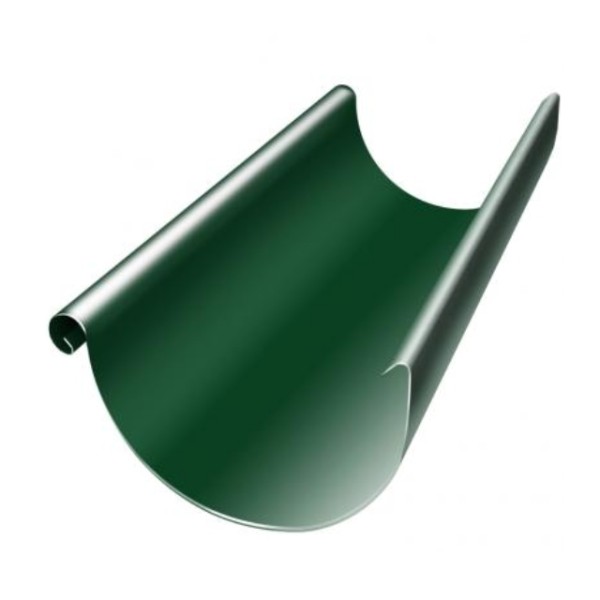 Водосток Grand Line 125x90 – Желоб 3м RAL 6005 купить в Ростове-на-Дону