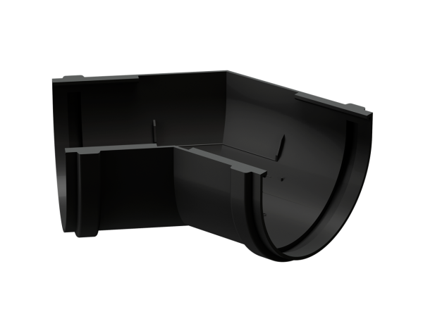 Угол желоба универсал 135˚ Docke Premium ПВХ - Карбон купить в Ростове-на-Дону