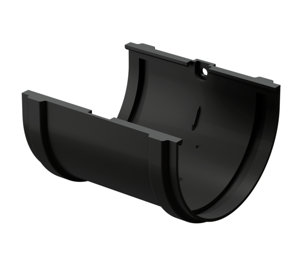 Соединитель желоба Docke Premium ПВХ - Карбон купить в Ростове-на-Дону