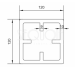 Столб SEQUOIA Evolution 3D WOOD BROWN купить в Ростове-на-Дону