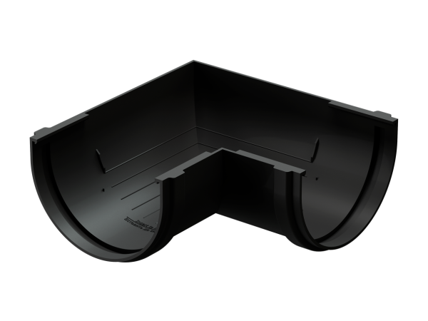 Угол желоба универсал 90˚ Docke Premium ПВХ - Карбон купить в Ростове-на-Дону