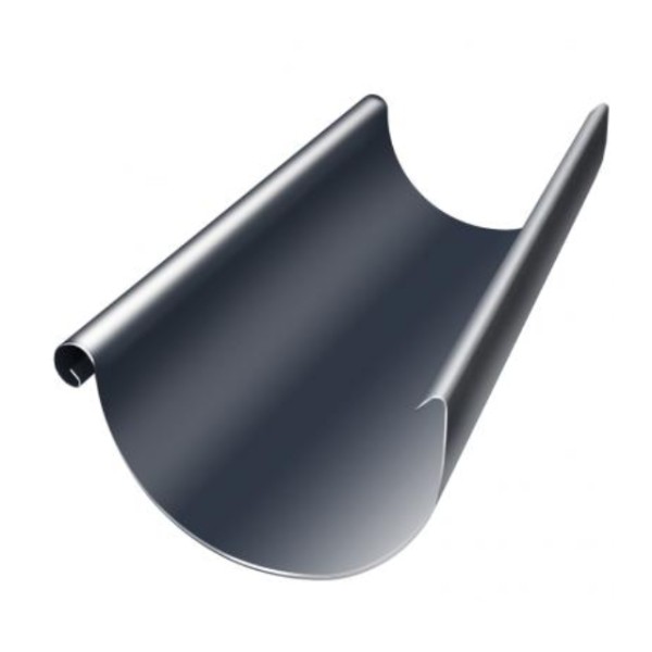 Водосток Grand Line 150x100 – Полукруглый желоб 3 метра RAL 7024 купить в Ростове-на-Дону