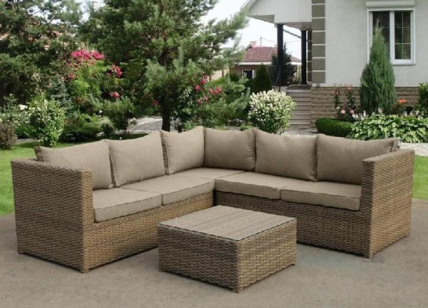 Комплект мебели AFINA плетеной из иск. ротанга YR825B Beige купить в Ростове-на-Дону