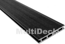 Террасная доска из ДПК MultiDeck  Черный бархат