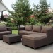 Комплект мебели AFINA плетеной из иск. ротанга YR821A Brown/Beige купить в Ростове-на-Дону