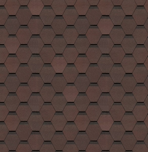 Гибкая черепица Docke, коллекция Шеффилд – Зрелый каштан купить в Ростове-на-Дону