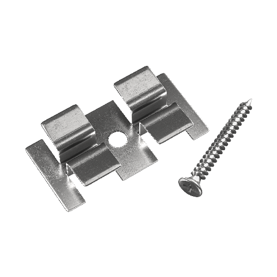 Клипса с саморезом, Grinder шовный монтаж 5 mm купить в Ростове-на-Дону