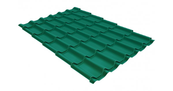 Металлочерепица классик 0,5 Satin RAL 5021 купить в Ростове-на-Дону