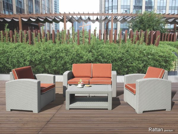 Уличные диваны и кресла коллекции Rattan Premium 4 купить в Ростове-на-Дону