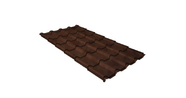 Металлочерепица камея 0,45 Safari Twincolor Brown купить в Ростове-на-Дону