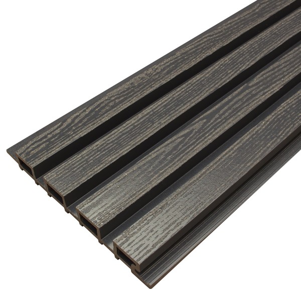 Фасадная доска из ДПК Faynag Wood Рейка Мокрый Асфальт купить в Ростове-на-Дону