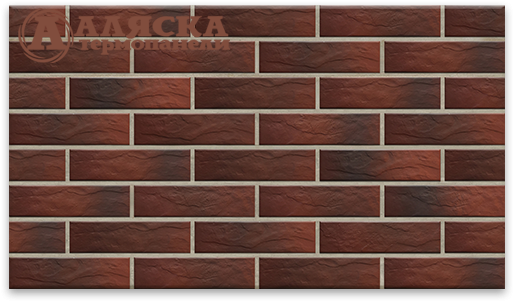 Фасадные Термопанели Аляска Cherry Rustic купить в Ростове-на-Дону
