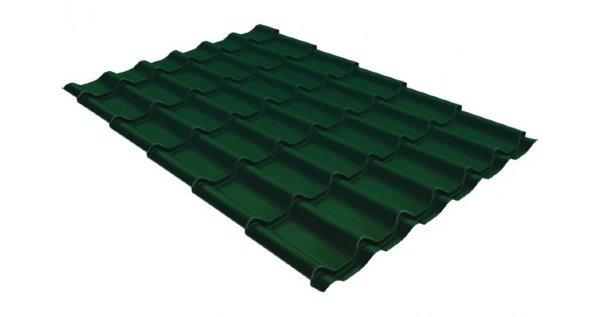 Металлочерепица классик 0,5 Satin RAL 6005 зеленый мох купить в Ростове-на-Дону