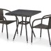 Комплект плетеной мебели AFINA из иск. ротанга T282BNT/Y137C-W53 Brown 2Pcs купить в Ростове-на-Дону