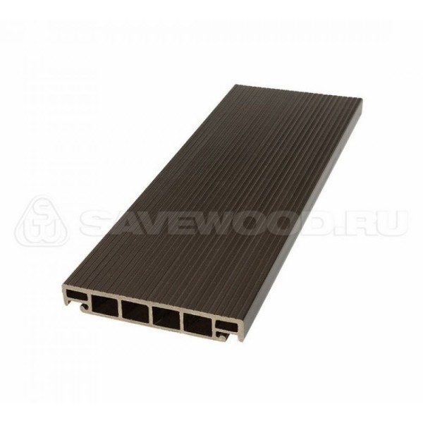 Террасная доска из ДПК SW-Salix «SaveWood» темно-коричневый купить в Ростове-на-Дону