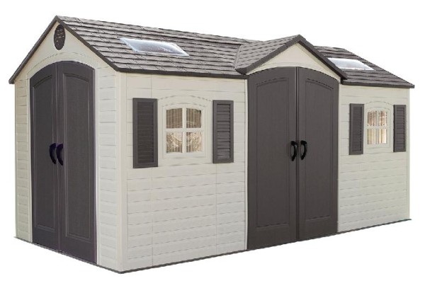 Сарай пластиковый LifeTime 15x8 DD купить в Ростове-на-Дону