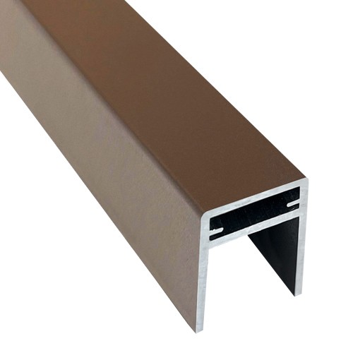 П-профиль Алюминиевый EasyDecking 35x25 Венге купить в Ростове-на-Дону
