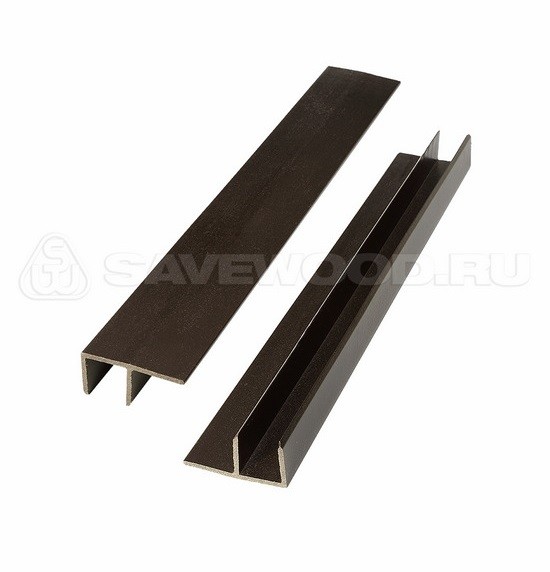 F-профиль ДПК Savewood – Тёмно-коричневый купить в Ростове-на-Дону