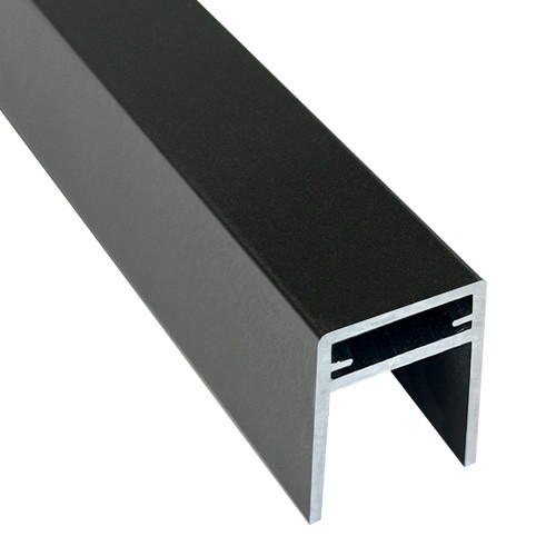 П-профиль Алюминиевый EasyDecking 35x25 Черное дерево купить в Ростове-на-Дону