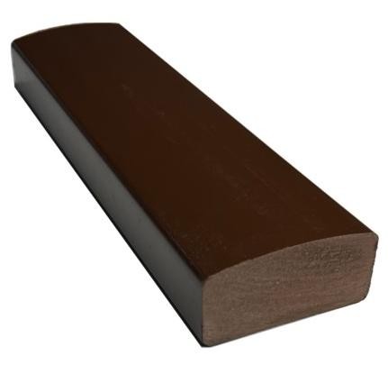 Лавочный брус Ecodecking Некст полнотелый глянцевый 70х35 шоколад купить в Ростове-на-Дону
