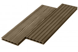 Террасная доска из ДПК RusDecking Unodeck Mogano - Орех