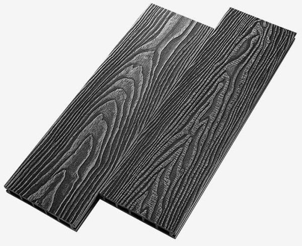 Террасная доска из ДПК RusDecking Unodeck Vintage - Графит купить в Ростове-на-Дону