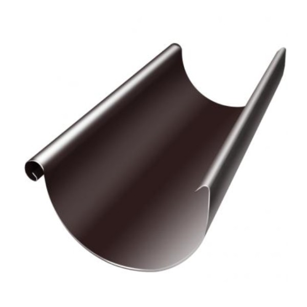Водосток Grand Line 125x90 – Желоб 3м RAL 8017 купить в Ростове-на-Дону