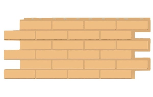 Фасадная панель T-Siding Кирпич Модерн Эко Крем купить в Ростове-на-Дону
