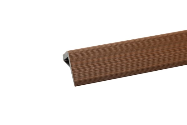 Уголок торцевой Ecodecking Скай коэкструзия 45х45х3000 Тик купить в Ростове-на-Дону